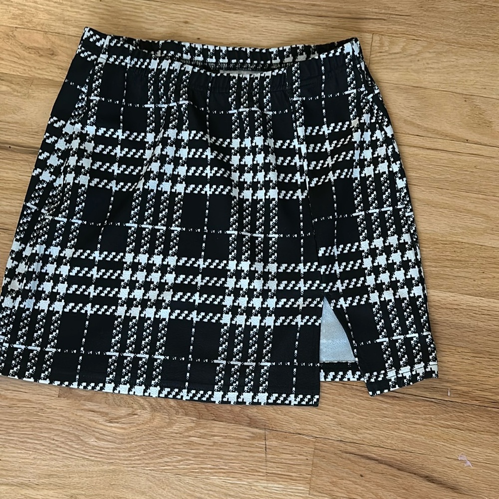 long plaid skirt
